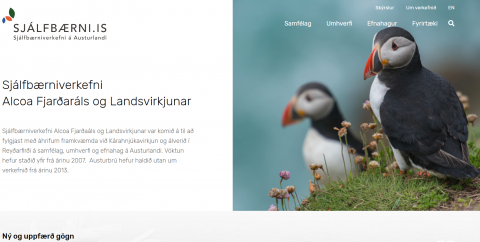 Vefsíðan komin í loftið